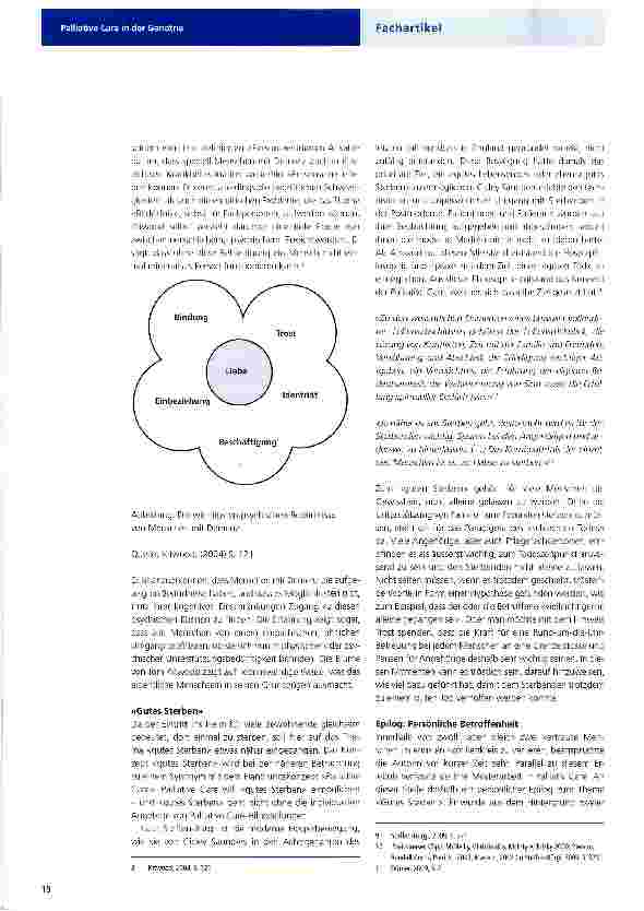 Vorschauseite 3: Palliative Care in der Geriatrie