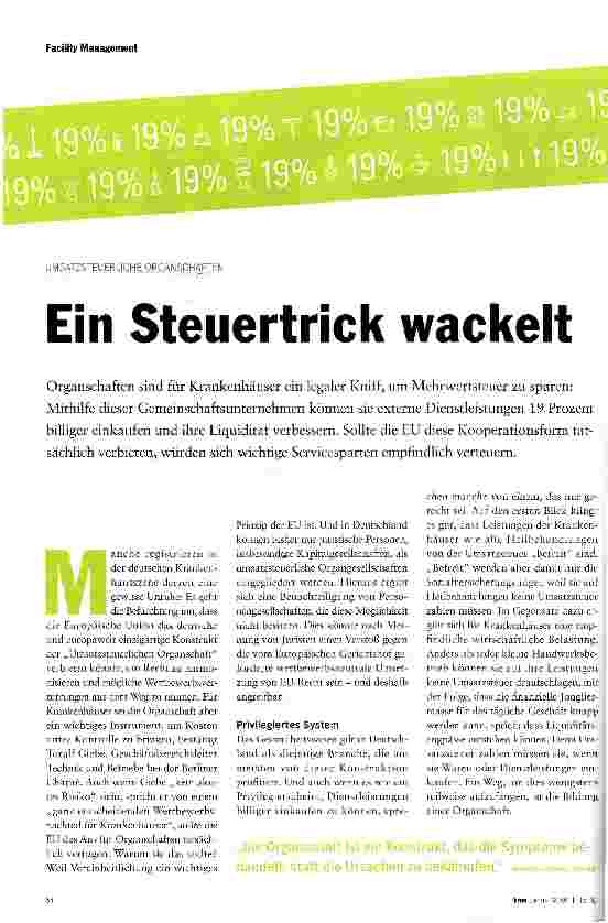 Vorschauseite 1: Ein Steuertrick wackelt