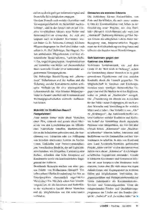 Vorschauseite 4: IDYLLE OHNE NUTZEN?