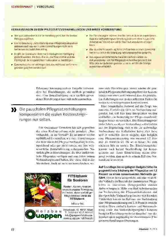 Vorschauseite 3: Wer verhandelt, ist im Vorteil