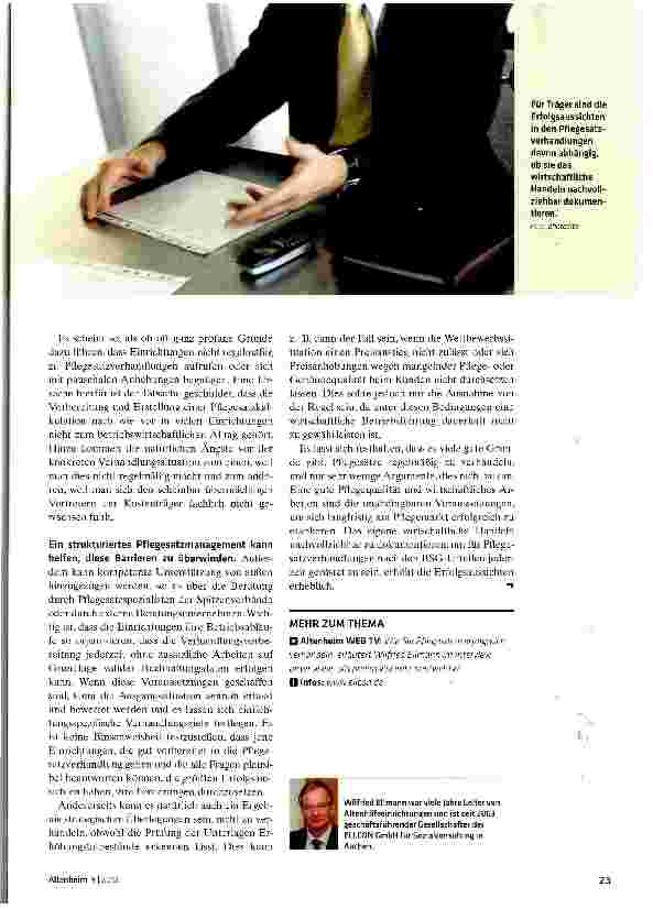Vorschauseite 4: Wer verhandelt, ist im Vorteil