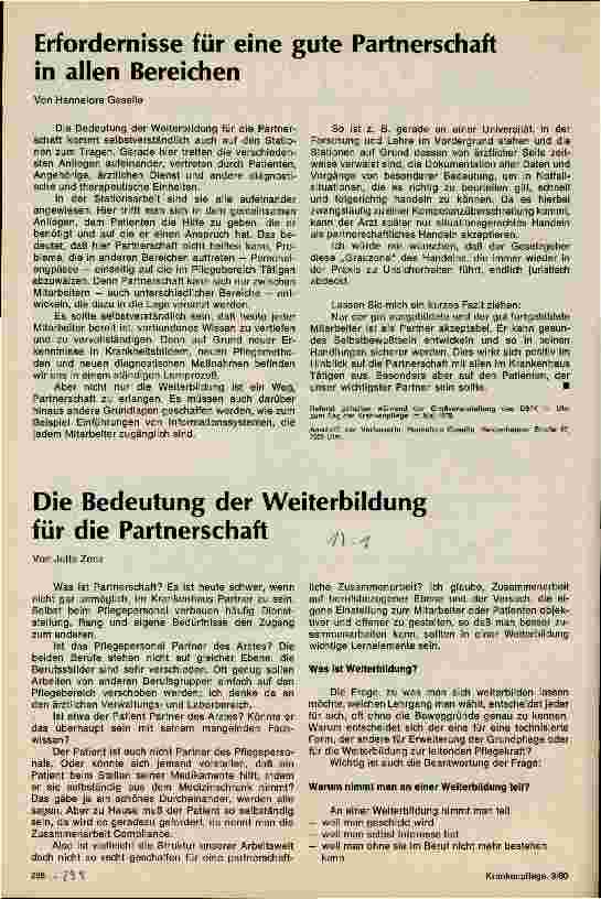 Vorschauseite 1: Die Bedeutung der Weiterbildung für die Partnerschaft