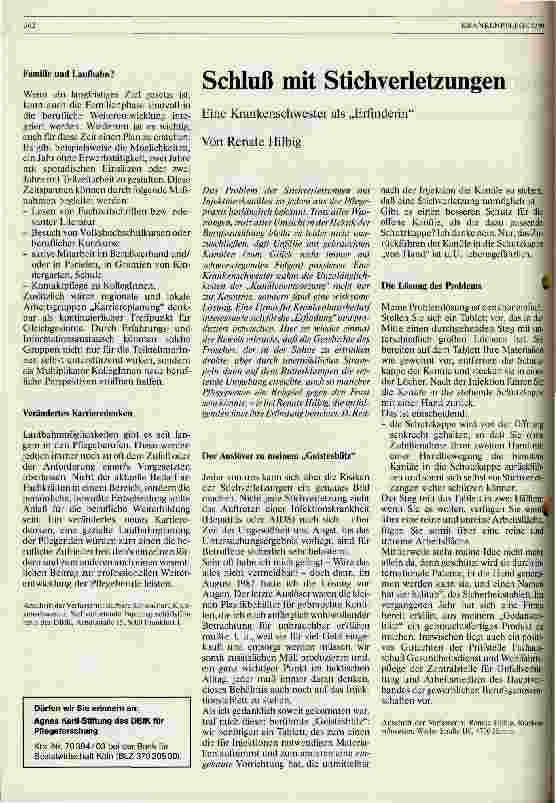 Vorschauseite 2: Karriereplanung für Pflegende