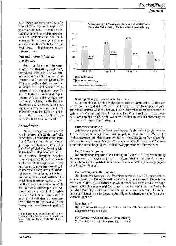 Vorschauseite 2: Neues pegyliertes Interferon alfa-2b (PegIntron) ist signifikant wirksamer
