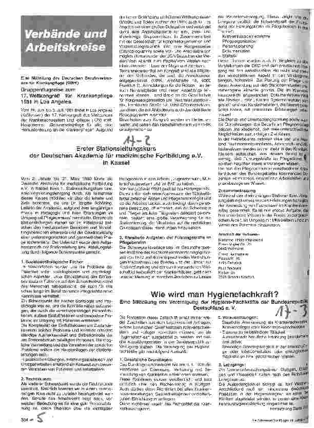 Vorschauseite 1: Erster Stationsleitungskurs der Deutschen Akademie für medizinische Fortbildung e.V. in Kassel