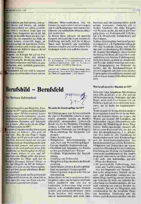 Vorschauseite 1: Berufsbild - Berufsfeld