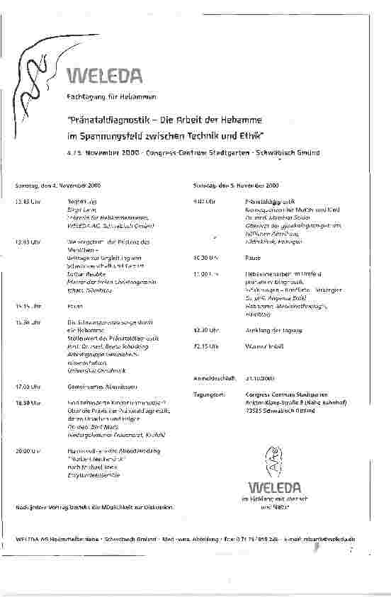 Vorschauseite 3: INTERDISZIPLINARETAGESVERANSTALTUNG