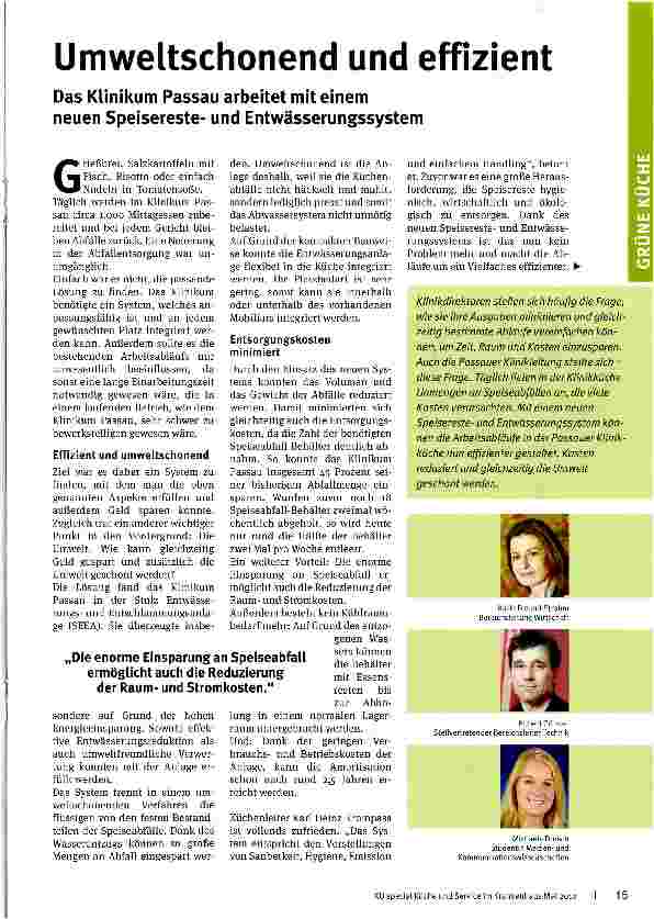 Vorschauseite 1: Umweltschonend und effizient