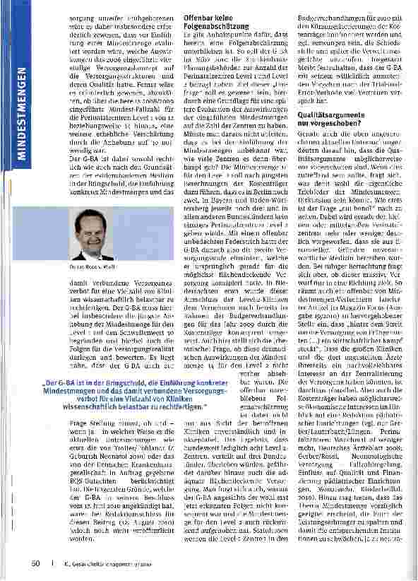 Vorschauseite 2: Der G-BA auf Abwegen