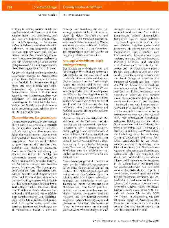 Vorschauseite 5: Die Zukunft der Anästhesiologie: vier Säulen oder mehr?