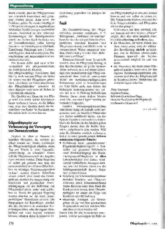 Vorschauseite 3: Die drei großen sozialen Lügen der Pflegeversicherung