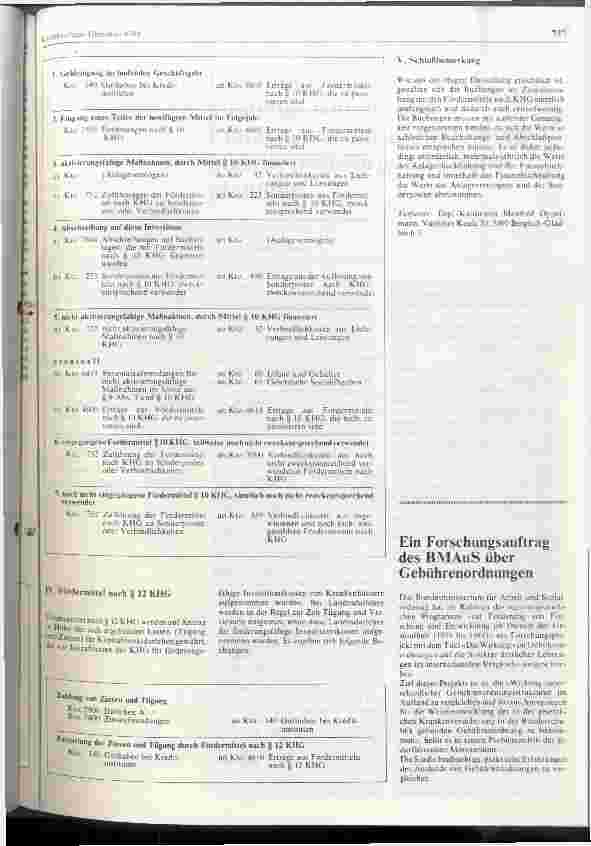Vorschauseite 3: Behandlung der Fördermittel nach den Paragraphen 9,10 und 12 KHG aufgrund der Krankenhaus-Buchführungsverordnung