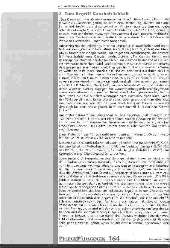 Vorschauseite 4: Kategorien der Ganzheitlichkeit