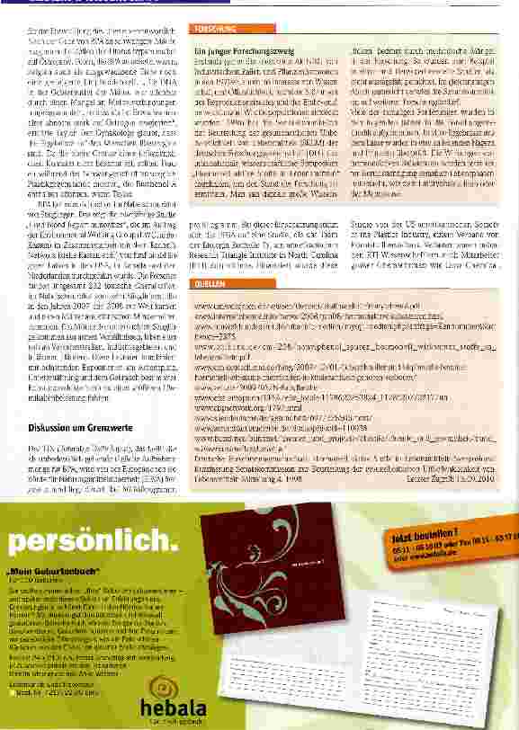 Vorschauseite 3: Hormonell aktive Stoffe im Alltag