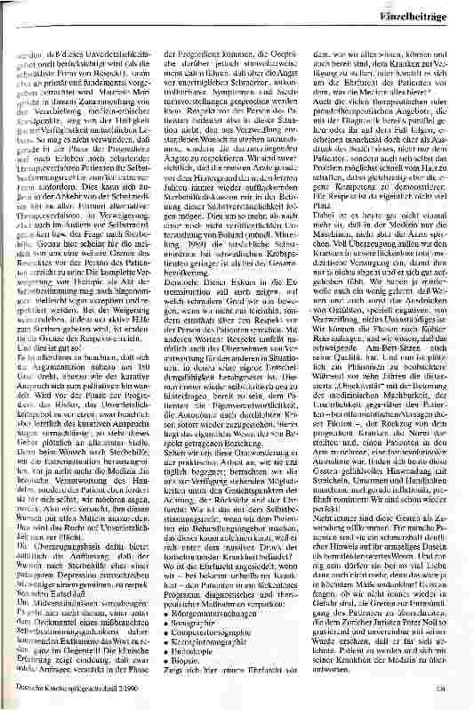 Vorschauseite 4: Respekt vor der Person als Basis der Behandlung