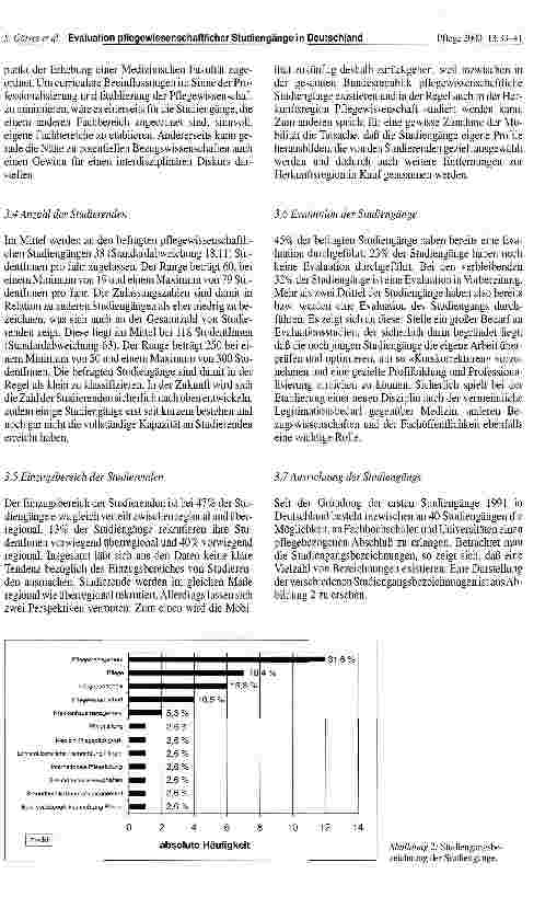 Vorschauseite 3: Evaluation pflegewissenschaftlicher Studiengänge in Deutschland Ein Pilotprojekt zum gegenwärtigen Stand und zukünftigen Entwicklungsperspektiven
