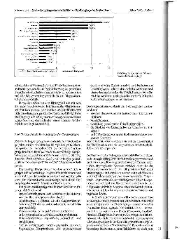 Vorschauseite 6: Evaluation pflegewissenschaftlicher Studiengänge in Deutschland Ein Pilotprojekt zum gegenwärtigen Stand und zukünftigen Entwicklungsperspektiven