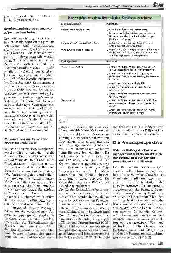 Vorschauseite 2: Niedrige Kosten sind für den Erfolg des Krankenhauses nicht alles