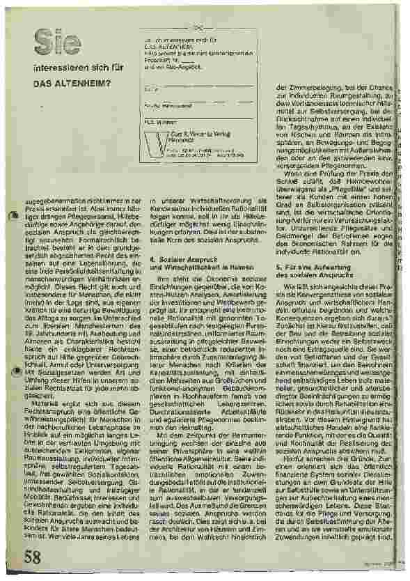 Vorschauseite 2: Sozialer Anspruch und wirtschaftliches Handeln - ein Gegensatz?