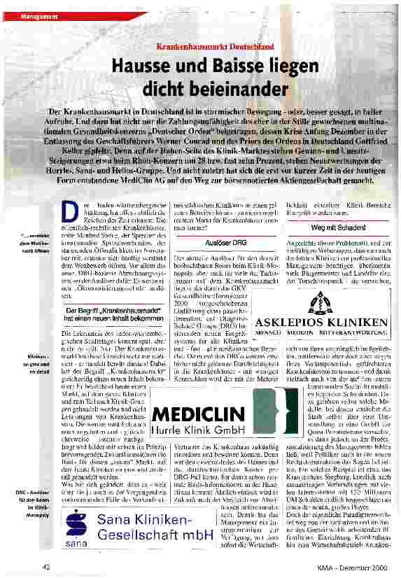 Vorschauseite 1: Hausse und Baisse liegen dicht beeinander