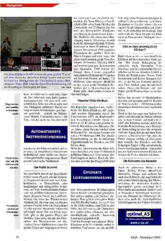 Vorschauseite 2: Hausse und Baisse liegen dicht beeinander