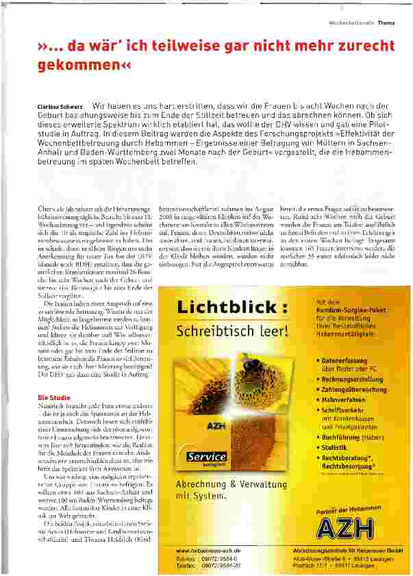 Vorschauseite 1: »... da wär ich teilweise gar nicht mehr zurecht gekommen«
