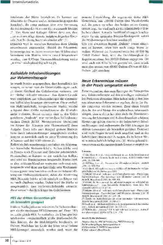 Vorschauseite 3: Neues zur Infusionstherapie
