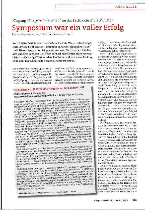 Vorschauseite 1: Symposium war ein voller Erfolg