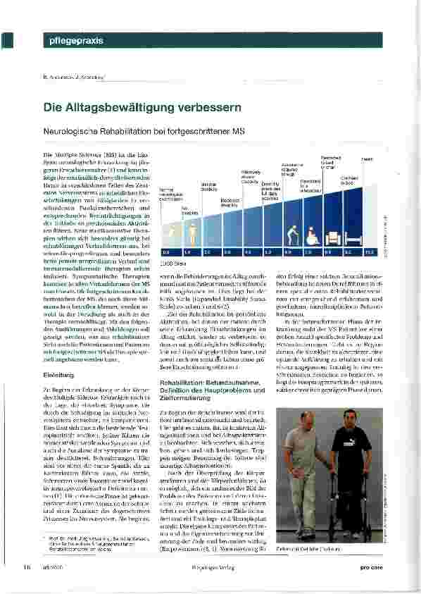 Vorschauseite 1: Die Alltagsbewältigung verbessern
