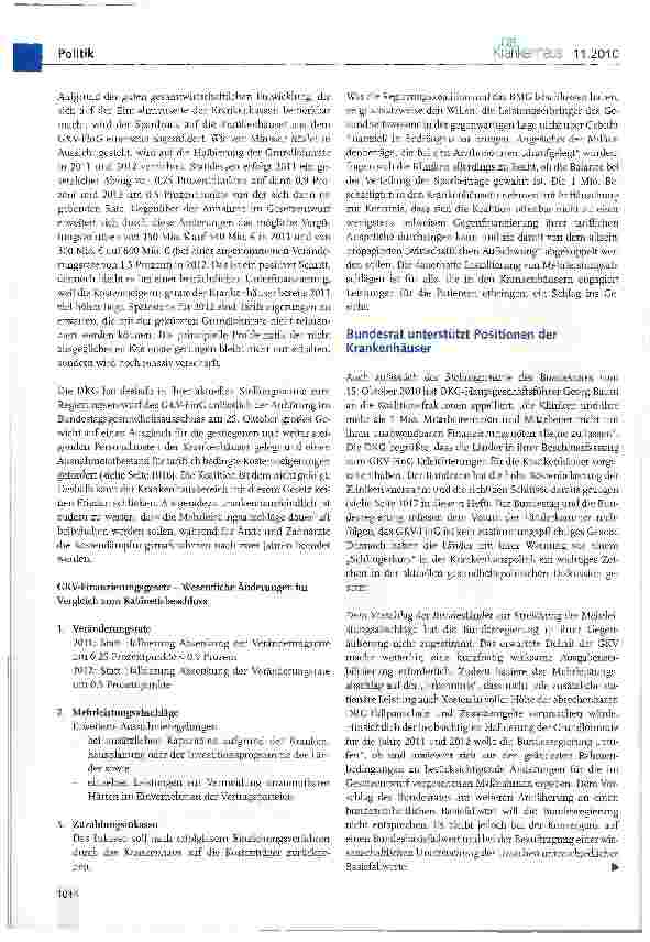 Vorschauseite 2: GKV-FinG: Mehrleistungsabschläge müssen zurückgenommen werden