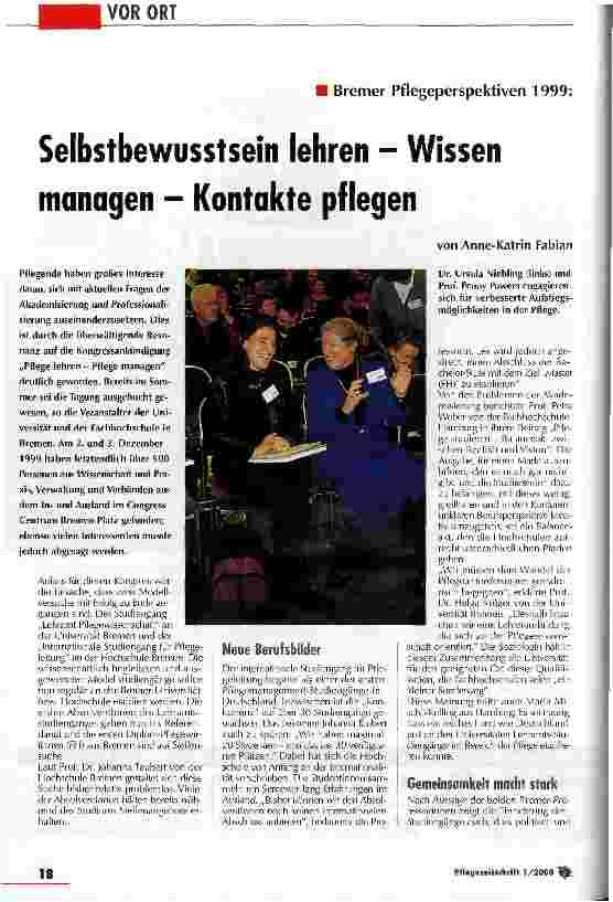 Vorschauseite 1: Selbstbewußtsein lehren - Wissen managen - Kontakte pflegen