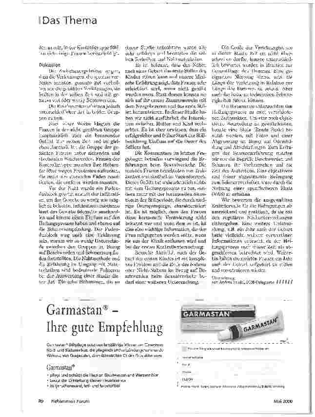 Vorschauseite 4: DAMMRISSE IST ES NOTWENDIG, ALLE VERLETZUNGEN NACH VAGINALER GEBURT ZU NÄHEN?