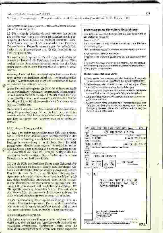 Vorschauseite 3: Möglichkeiten und Probleme beim Einsatz von Praxiscomputer