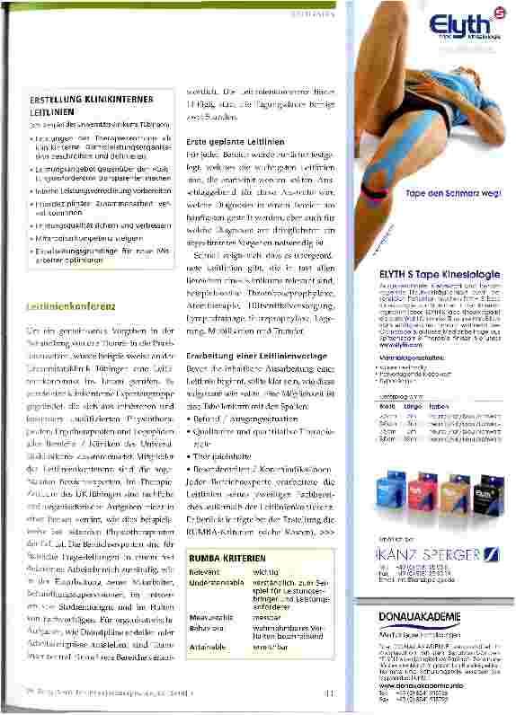 Vorschauseite 3: Klinikund praxisinterne Leitlinien