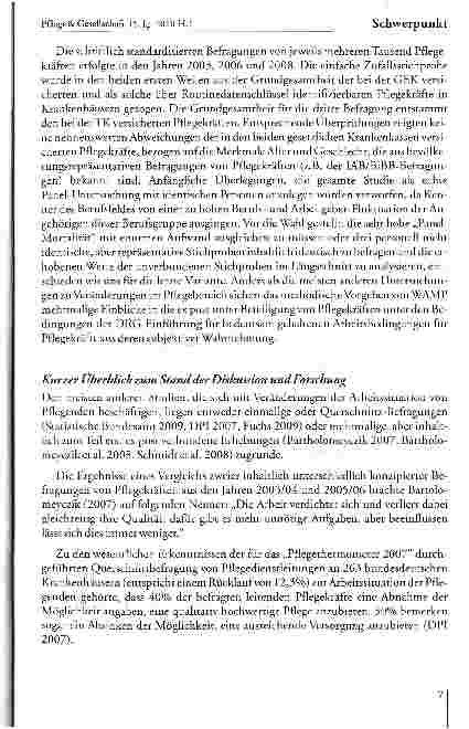 Vorschauseite 3: Auswirkungen des DRG-Systems auf die Arbeitssituation im Pflegebereich von Akutkrankenhäusern