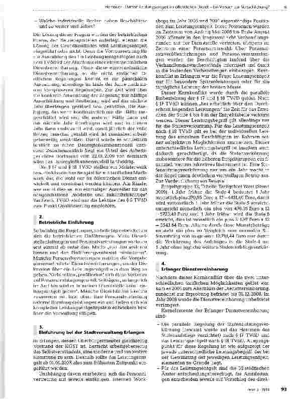 Vorschauseite 2: Dämon Leistungsentgelt im öffentlichen Dienst - Ein Versuch zur Versachlichung?