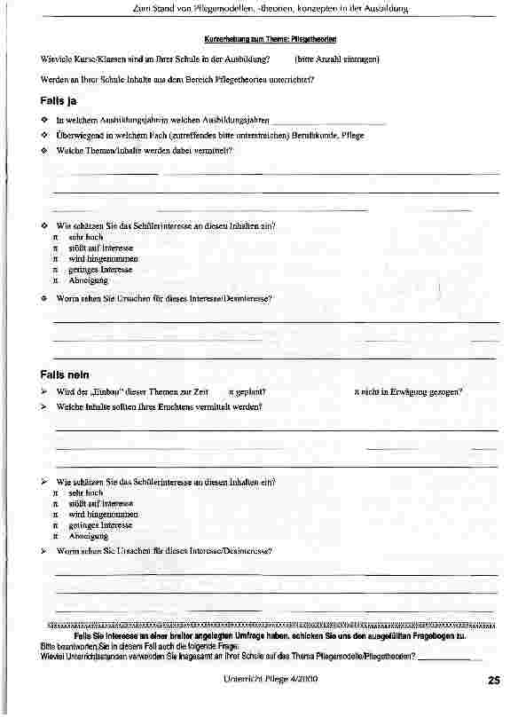 Vorschauseite 2: Pflegemodelle, -theorien, -konzepte auf dem Vormarsch in der Ausbildung?