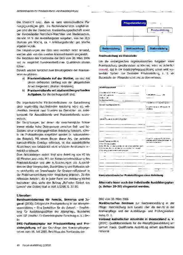 Vorschauseite 3: Zeitkontingente für Praxisanleitung und -begleitung