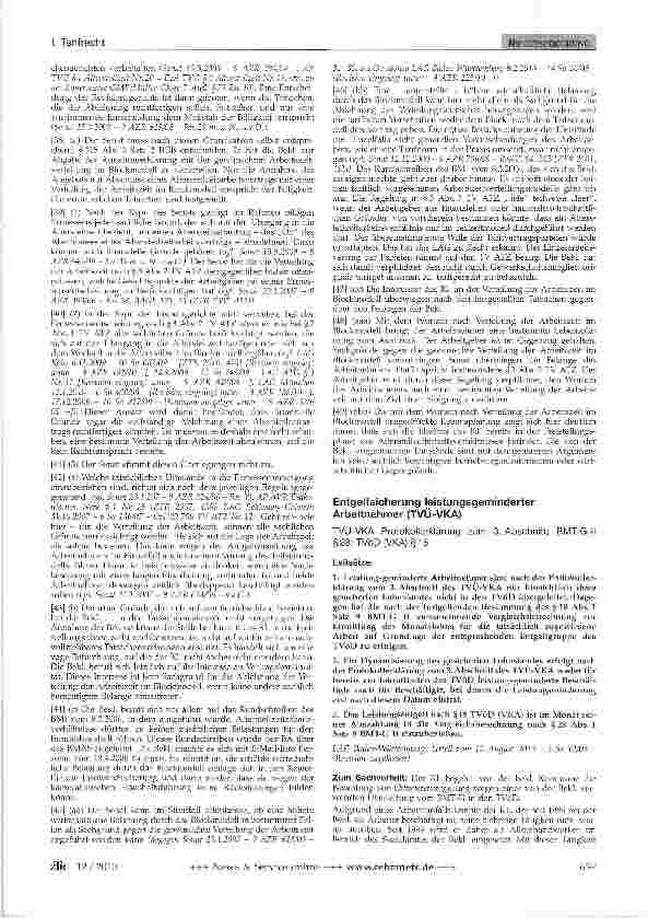 Vorschauseite 3: Altersteilzeit - genereller Ausschluss des BlockmodellsTV ATZ §3, BGB §315