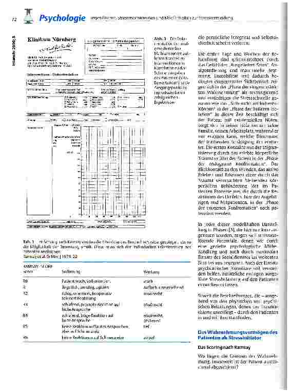 Vorschauseite 4: Stressmechanismen und Möglichkeitren zur Stressvermeidung Pflegerische Beobachtungen auf einer operativen Intensivstation