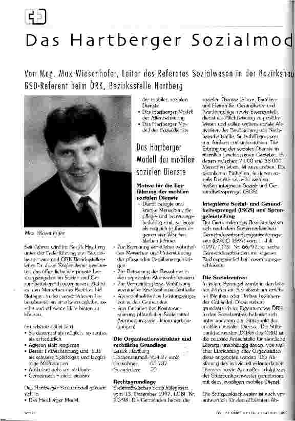 Vorschauseite 1: Das Hartberger Sozialmodell
