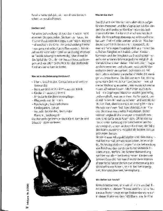 Vorschauseite 3: Palliative Betreuung bei Kindern