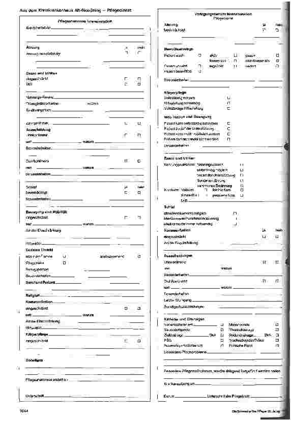 Vorschauseite 3: Pflegehandbuch der Anästhesieabteilung - 19. Folge (Schluß): Pflegeplanung und Pflegedokumentation auf der Intensivstation