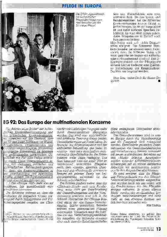 Vorschauseite 4: Schweizer Schwestern haben nichts zu befürchten