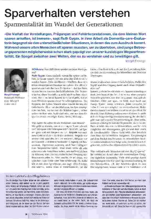 Vorschauseite 1: Sparverhalten verstehen