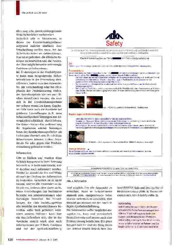 Vorschauseite 3: Blutverlust statt Infusion