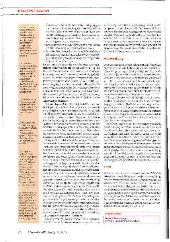 Vorschauseite 3: Soziale Mitbestimmung möglich