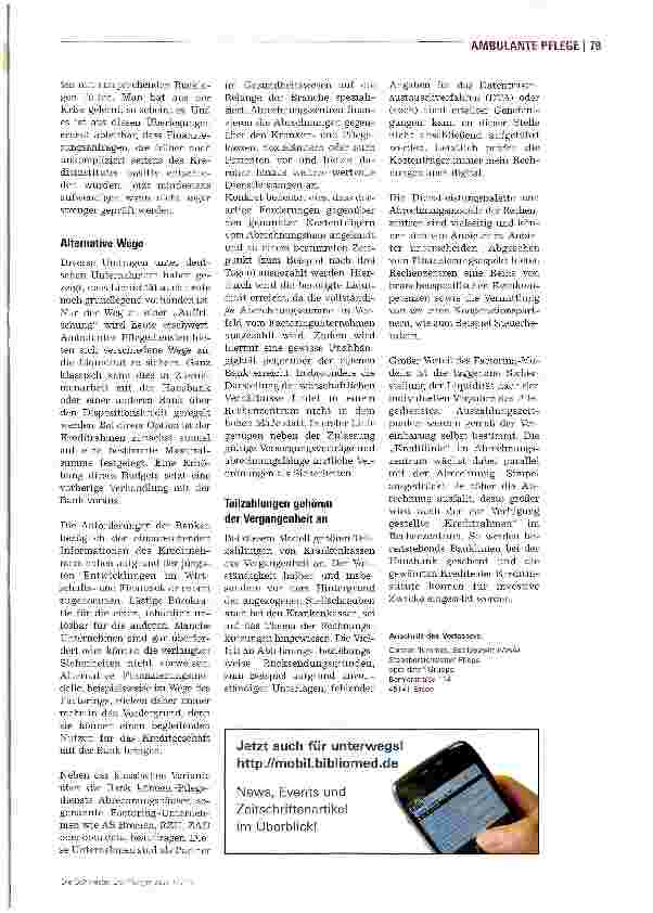 Vorschauseite 2: Geld gibt es nicht nur von der Bank