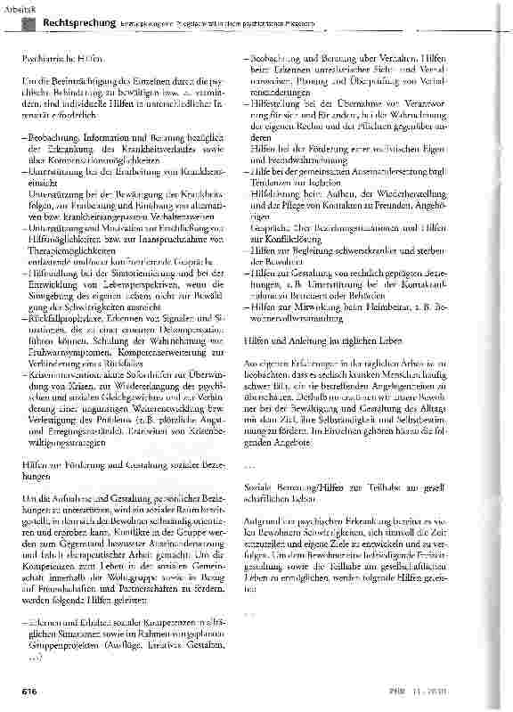 Vorschauseite 3: Eingruppierung einer Pflegefachkraft in einem psychiatrischen Pflegeheim