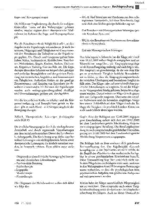 Vorschauseite 4: Eingruppierung einer Pflegefachkraft in einem psychiatrischen Pflegeheim
